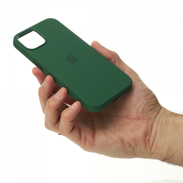 Силиконовый чехол OrigCase "Colors" with MagSafe для iPhone 13 Clover