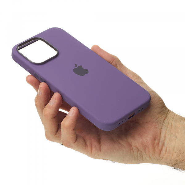 Силиконовый чехол OrigCase "Colors" with MagSafe для iPhone 14 Pro Iris