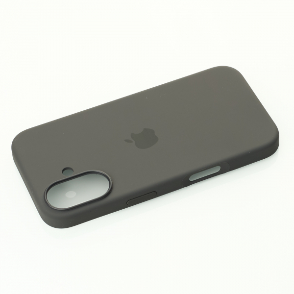 Силиконовый чехол OrigCase "Colors" with MagSafe для iPhone 16 Stone gray