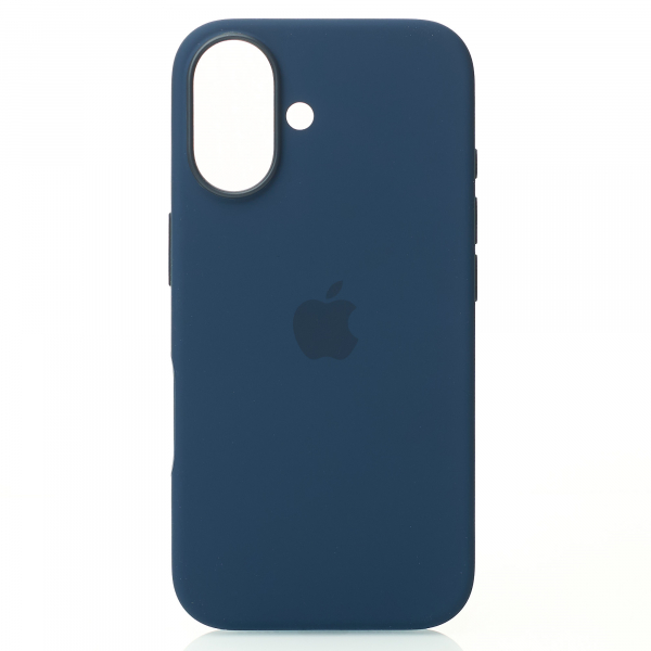Силиконовый чехол OrigCase "Colors" with MagSafe для iPhone 16 Denim