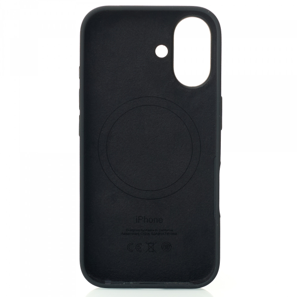 Силиконовый чехол OrigCase "Colors" with MagSafe для iPhone 16 Black