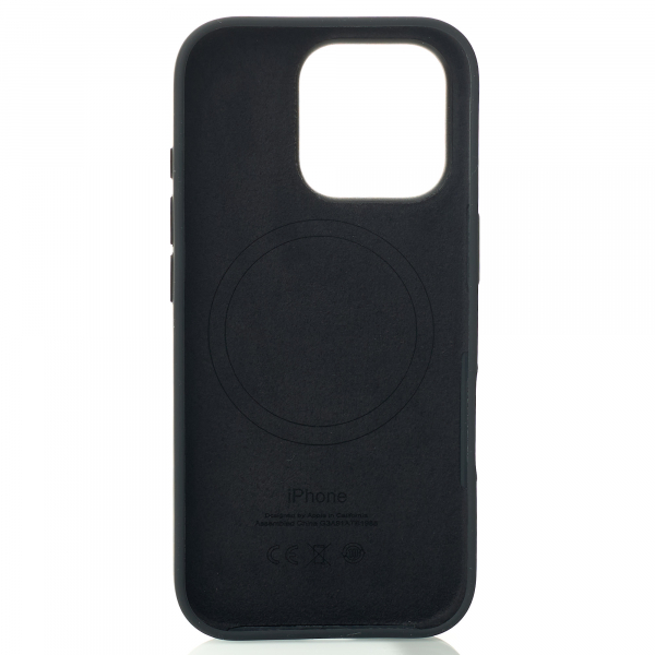 Силиконовый чехол OrigCase "Colors" with MagSafe для iPhone 16 Pro Black