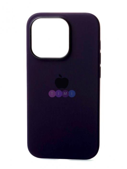 Силиконовый чехол OrigCase "Colors" with MagSafe для iPhone 14 Pro Elderberry