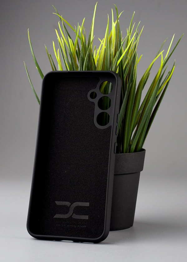 Силиконовый чехол Original pack SOFT для Samsung A54 5G (ТРИЗУБ) черный