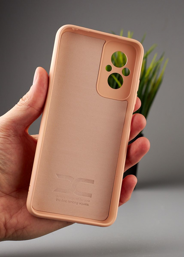 Силиконовый чехол Original pack SOFT для Xiaomi Redmi 11 Prime/Poco M5 4G (ТРИЗУБ) пудра