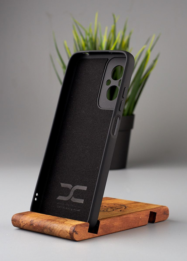 Силиконовый чехол Original pack SOFT для Xiaomi Redmi 11 Prime/Poco M5 4G (ТРИЗУБ) черный