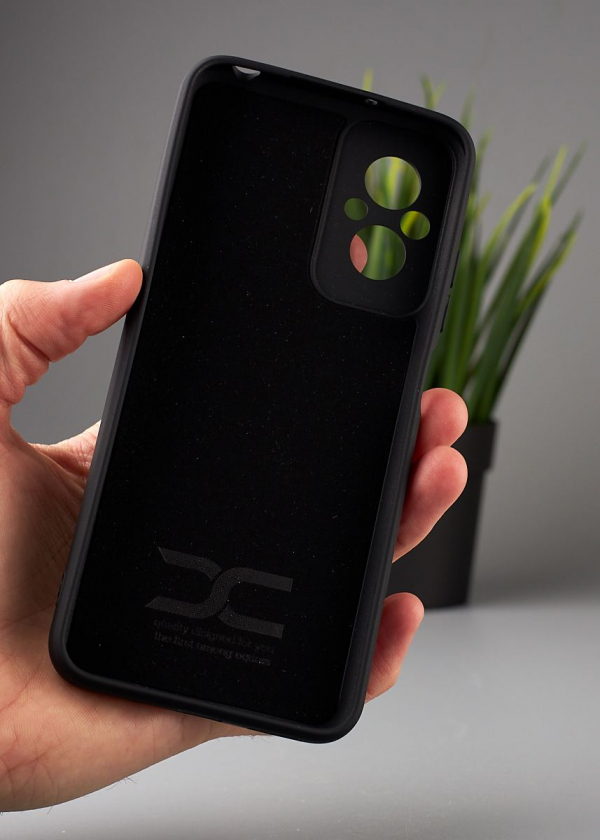 Силиконовый чехол Original pack SOFT для Xiaomi Redmi 11 Prime/Poco M5 4G (ТРИЗУБ) черный