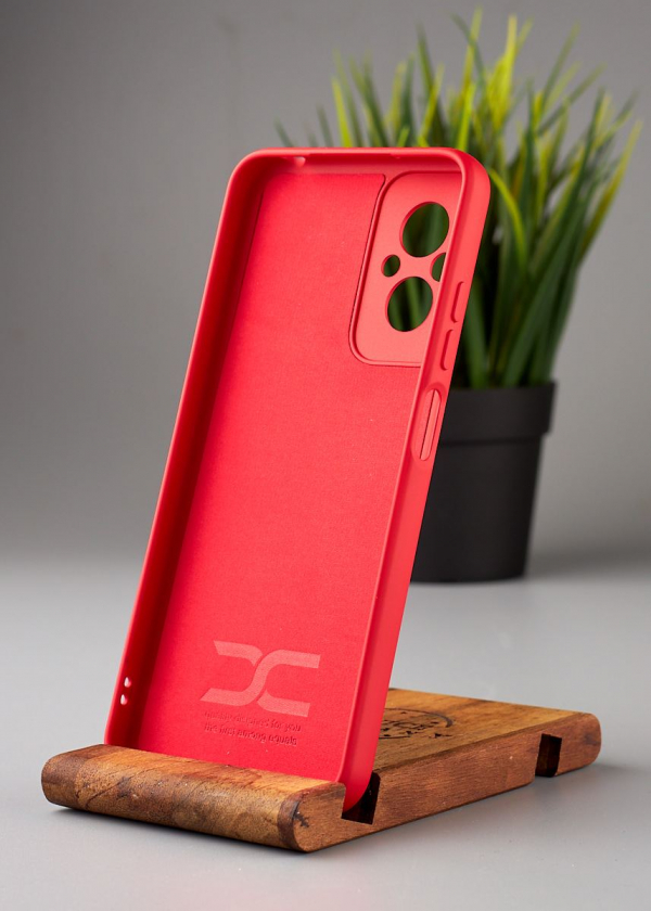 Силиконовый чехол Original pack SOFT для Xiaomi Redmi 11 Prime/Poco M5 4G (ТРИЗУБ) красный