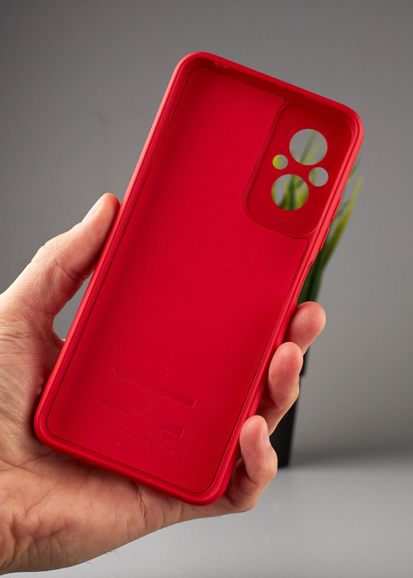 Силиконовый чехол Original pack SOFT для Xiaomi Redmi 11 Prime/Poco M5 4G (ТРИЗУБ) красный