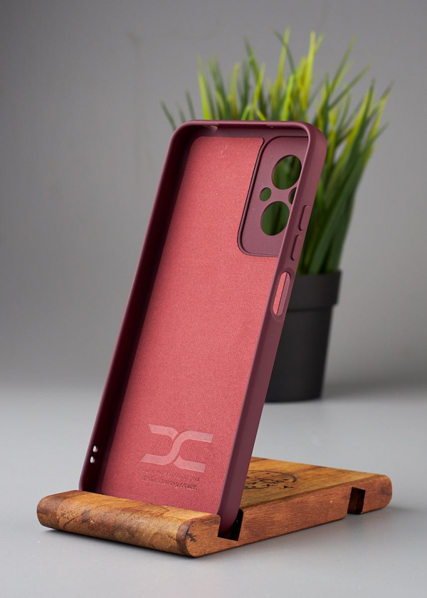 Силиконовый чехол Original pack SOFT для Xiaomi Redmi 11 Prime/Poco M5 4G (ТРИЗУБ) бордовый