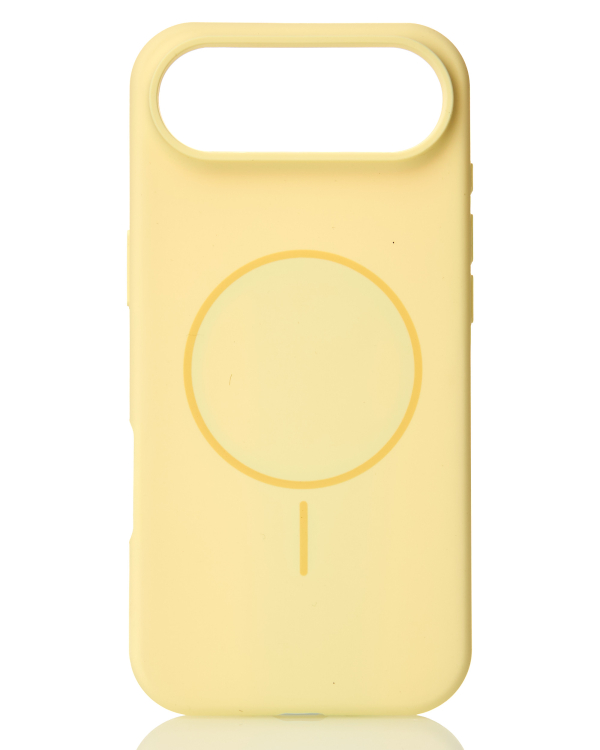 Силиконовый чехол Slim Ring Soft с поддержкой MagSafe для iPhone 17 AIR sunglow