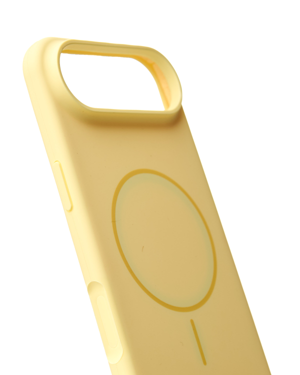 Силиконовый чехол Slim Ring Soft с поддержкой MagSafe для iPhone 17 AIR sunglow