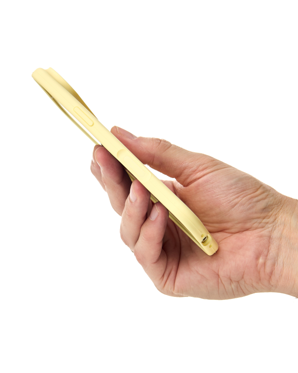 Силиконовый чехол Slim Ring Soft с поддержкой MagSafe для iPhone 17 AIR sunglow