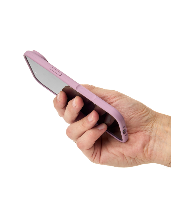 Силиконовый чехол Slim Ring Soft с поддержкой MagSafe для iPhone 17 AIR lavander