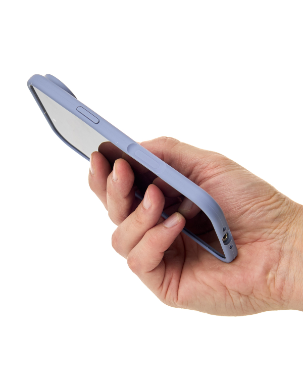 Силиконовый чехол Slim Ring Soft с поддержкой MagSafe для iPhone 17 AIR storm blue