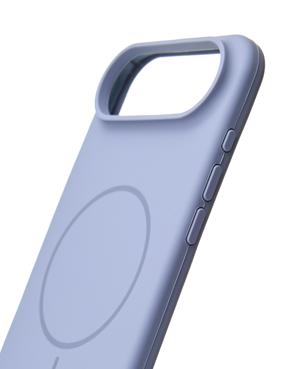 Силиконовый чехол Slim Ring Soft с поддержкой MagSafe для iPhone 17 AIR storm blue