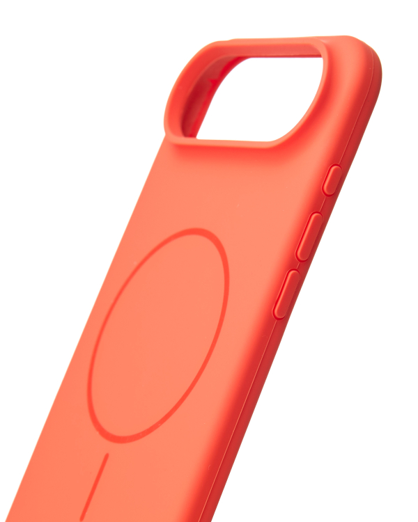 Силиконовый чехол Slim Ring Soft с поддержкой MagSafe для iPhone 17 AIR orange