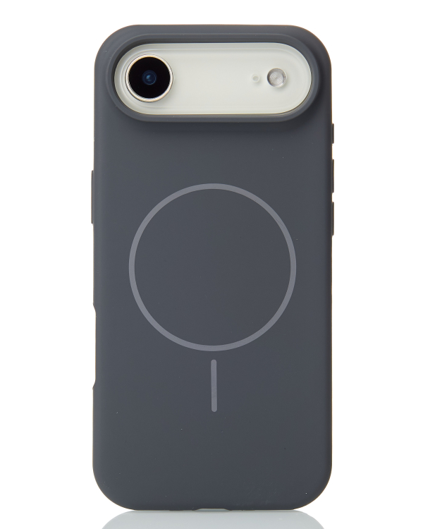 Силиконовый чехол Slim Ring Soft с поддержкой MagSafe для iPhone 17 AIR stone gray