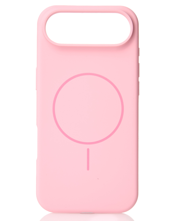 Силиконовый чехол Slim Ring Soft с поддержкой MagSafe для iPhone 17 AIR pink