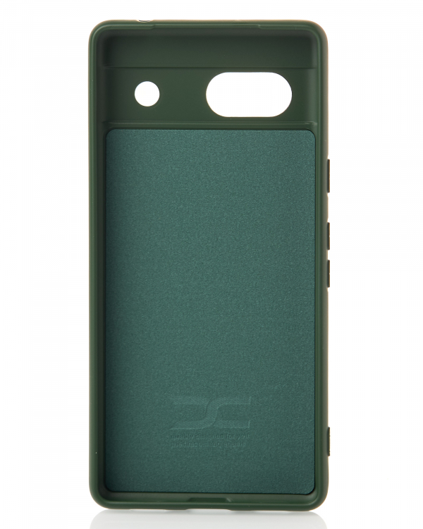 Силиконовый чехол SOFT Silicone Case для Google Pixel 8A (без лого) темно-зеленый