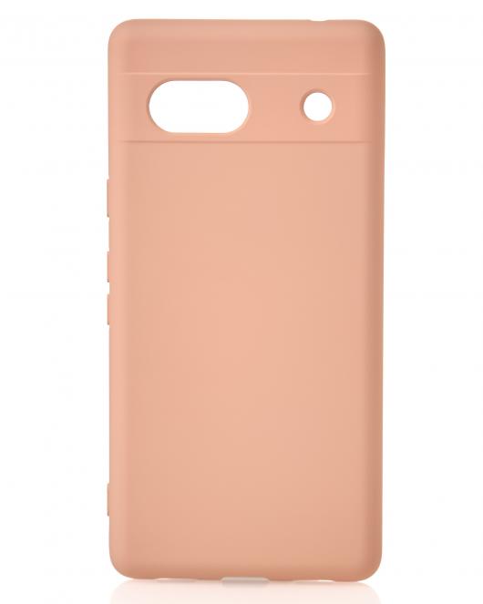 Силиконовый чехол SOFT Silicone Case для Google Pixel 8A (без лого) пудра