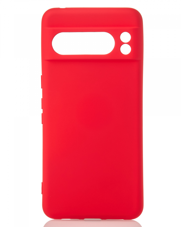 Силиконовый чехол SOFT Silicone Case для Google Pixel 8 Pro (без лого) красный