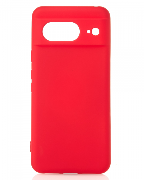 Силиконовый чехол SOFT Silicone Case для Google Pixel 8 (без лого) красный