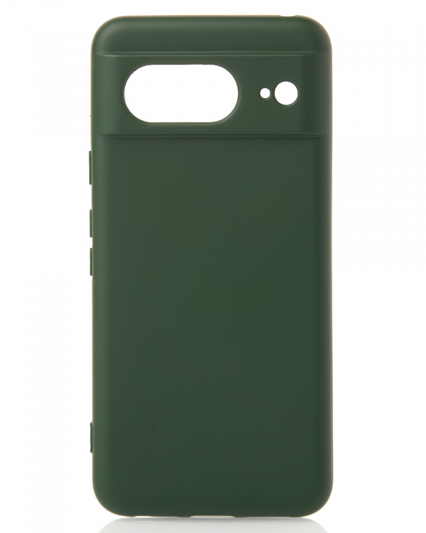 Силиконовый чехол SOFT Silicone Case для Google Pixel 8 (без лого) темно-зеленый