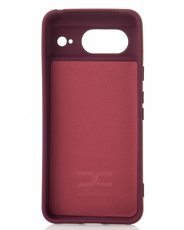 Силиконовый чехол SOFT Silicone Case для Google Pixel 8 (без лого) бордовый