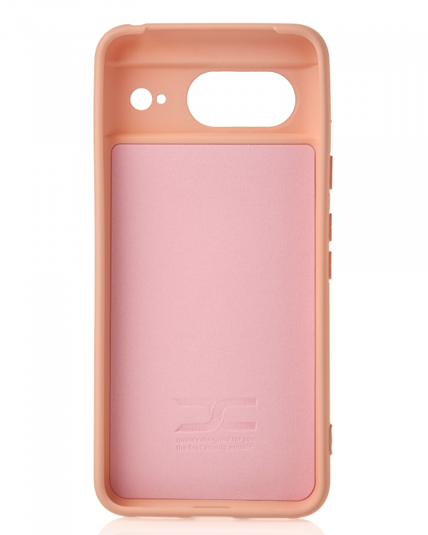 Силиконовый чехол SOFT Silicone Case для Google Pixel 8 (без лого) пудра