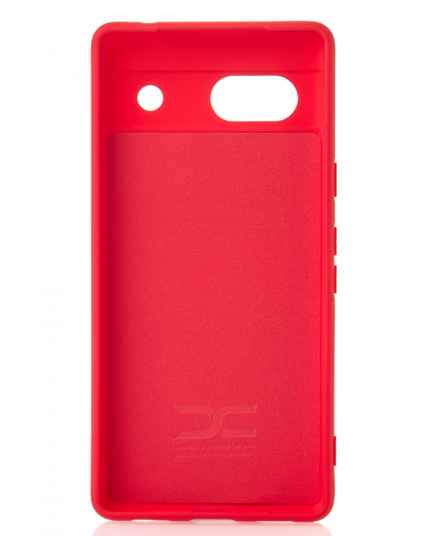 Силиконовый чехол SOFT Silicone Case для Google Pixel 7A (без лого) красный