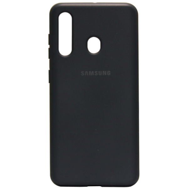 Силиконовый чехол SOFT Silicone Case для Huawei Y5P HQ (с логотипом) черный