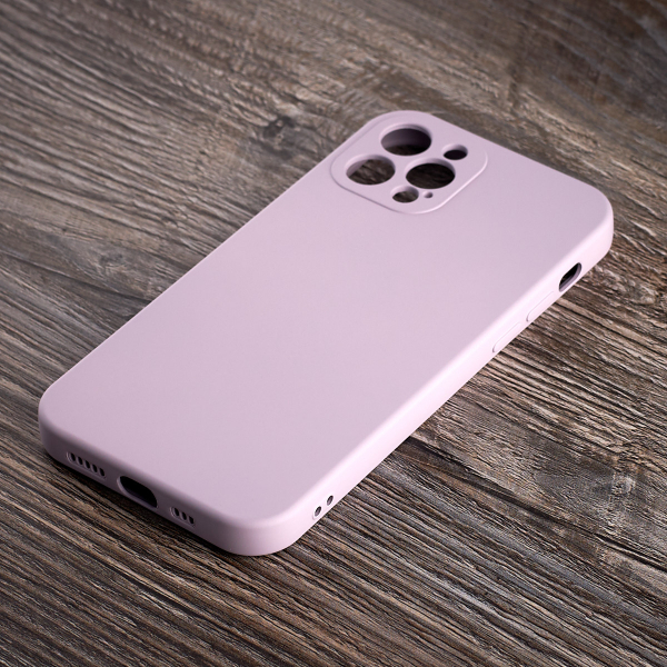 Силиконовый чехол SOFT Silicone Case для iPhone 12 Pro (без лого) глициния