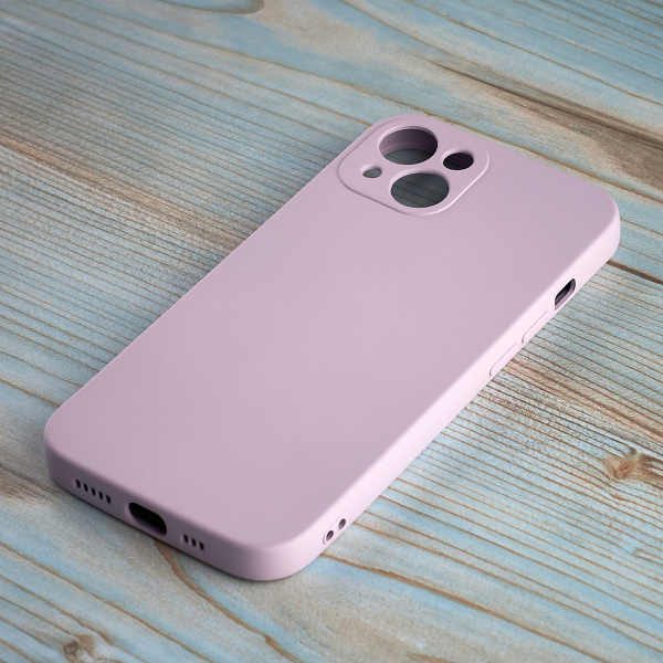 Силиконовый чехол SOFT Silicone Case для iPhone 13 (без лого) глициния