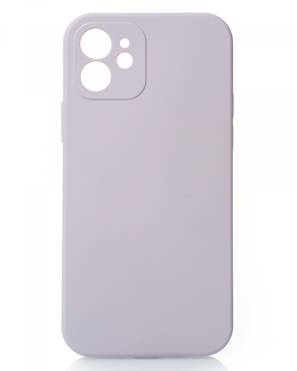 Силиконовый чехол SOFT Silicone Case для iPhone 12 (без лого) глициния