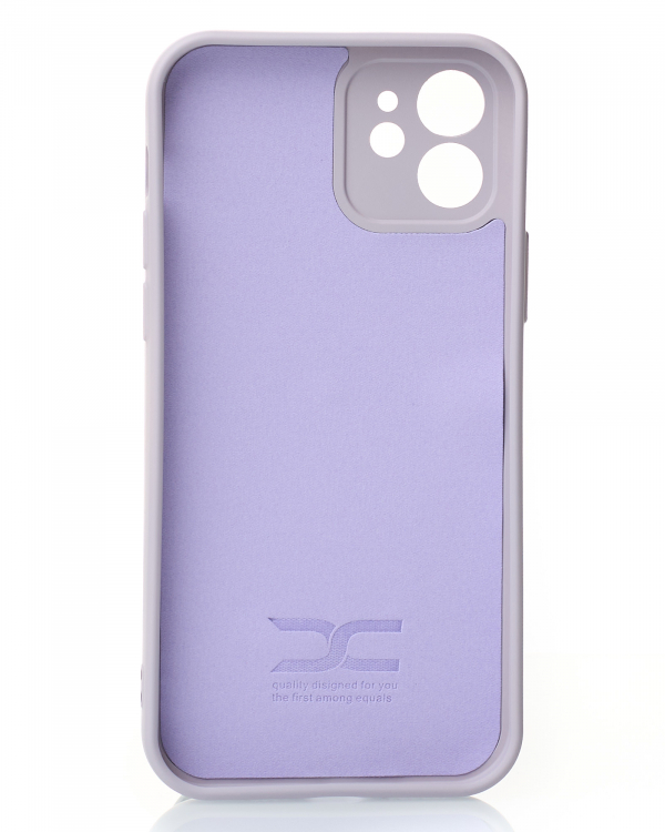 Силиконовый чехол SOFT Silicone Case для iPhone 12 (без лого) глициния