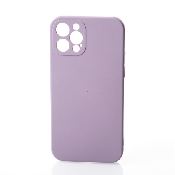 Силиконовый чехол SOFT Silicone Case для iPhone 12 Pro (без лого) фиалковый