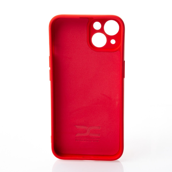 Силиконовый чехол SOFT Silicone Case для iPhone 13 (без лого) красный