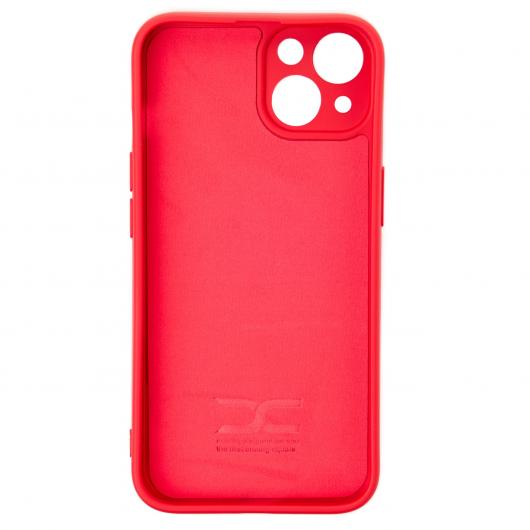 Силиконовый чехол SOFT Silicone Case для iPhone 14 (без лого) красный