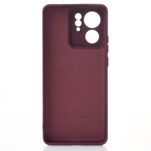 Силиконовый чехол SOFT Silicone Case для Motorola Edge 40 (без лого) бордовый