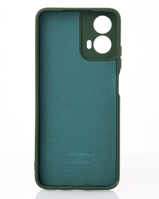 Силиконовый чехол SOFT Silicone Case для Motorola G24 (без лого) темно-зеленый