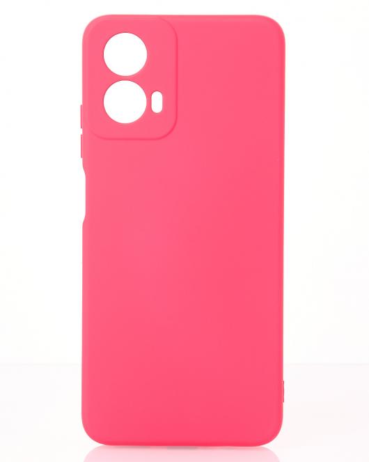 Силиконовый чехол SOFT Silicone Case для Motorola G34 (без лого) малиновый