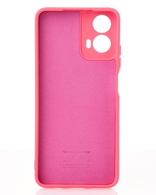 Силиконовый чехол SOFT Silicone Case для Motorola G34 (без лого) малиновый