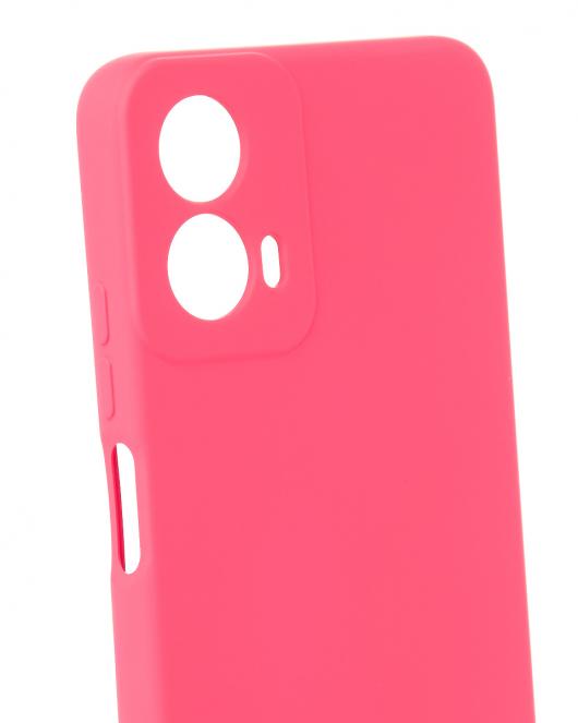 Силиконовый чехол SOFT Silicone Case для Motorola G34 (без лого) малиновый