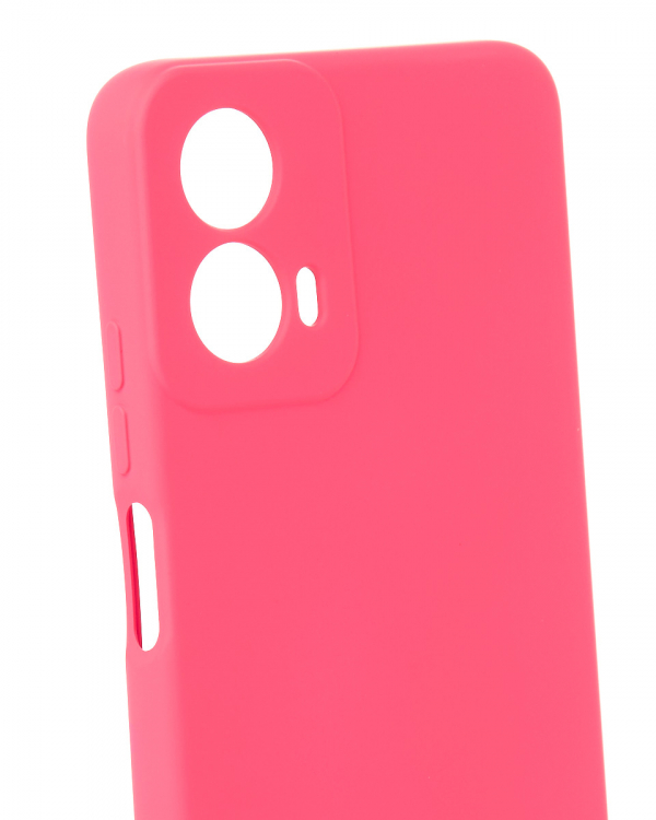 Силиконовый чехол SOFT Silicone Case для Motorola G34 (без лого) малиновый