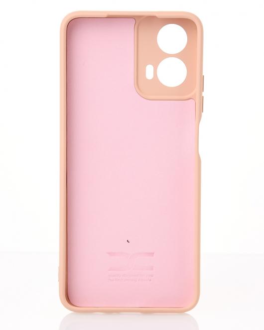 Силиконовый чехол SOFT Silicone Case для Motorola G34 (без лого) пудра