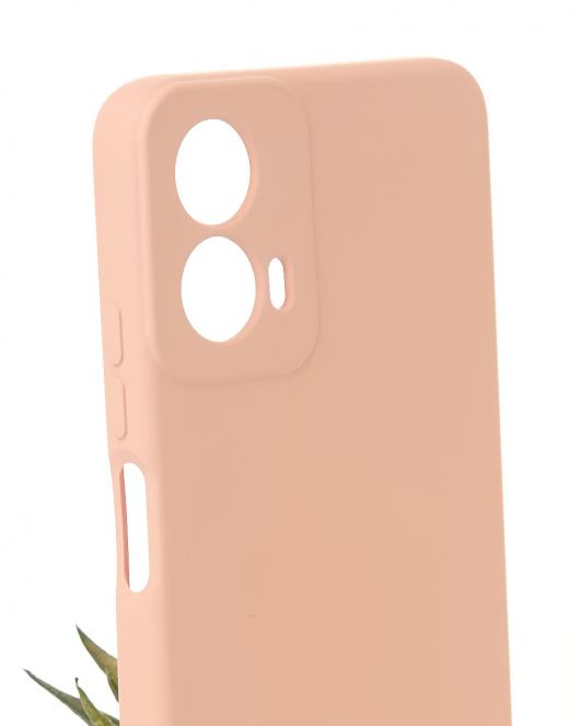 Силиконовый чехол SOFT Silicone Case для Motorola G34 (без лого) пудра