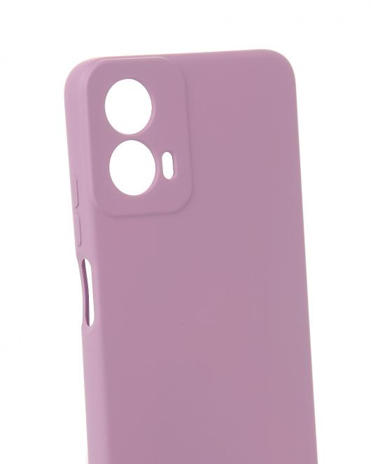 Силиконовый чехол SOFT Silicone Case для Motorola G34 (без лого) лаванда