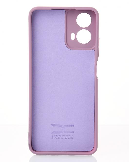 Силиконовый чехол SOFT Silicone Case для Motorola G34 (без лого) лаванда