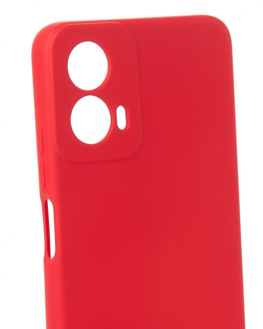 Силиконовый чехол SOFT Silicone Case для Motorola G24 (без лого) красный